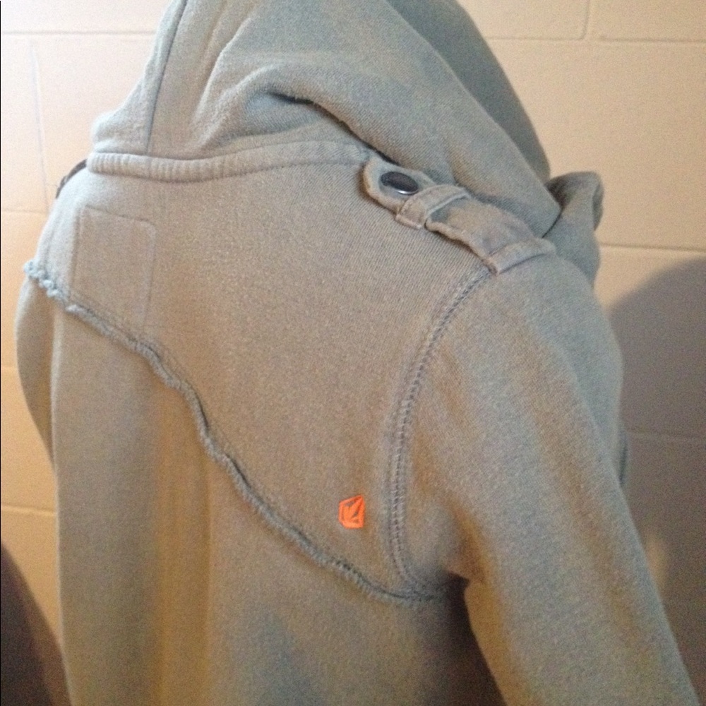 NWOT- Volcom Rollcall Zip-up Tie around Jr W Hoodie - Picture 6 of 8